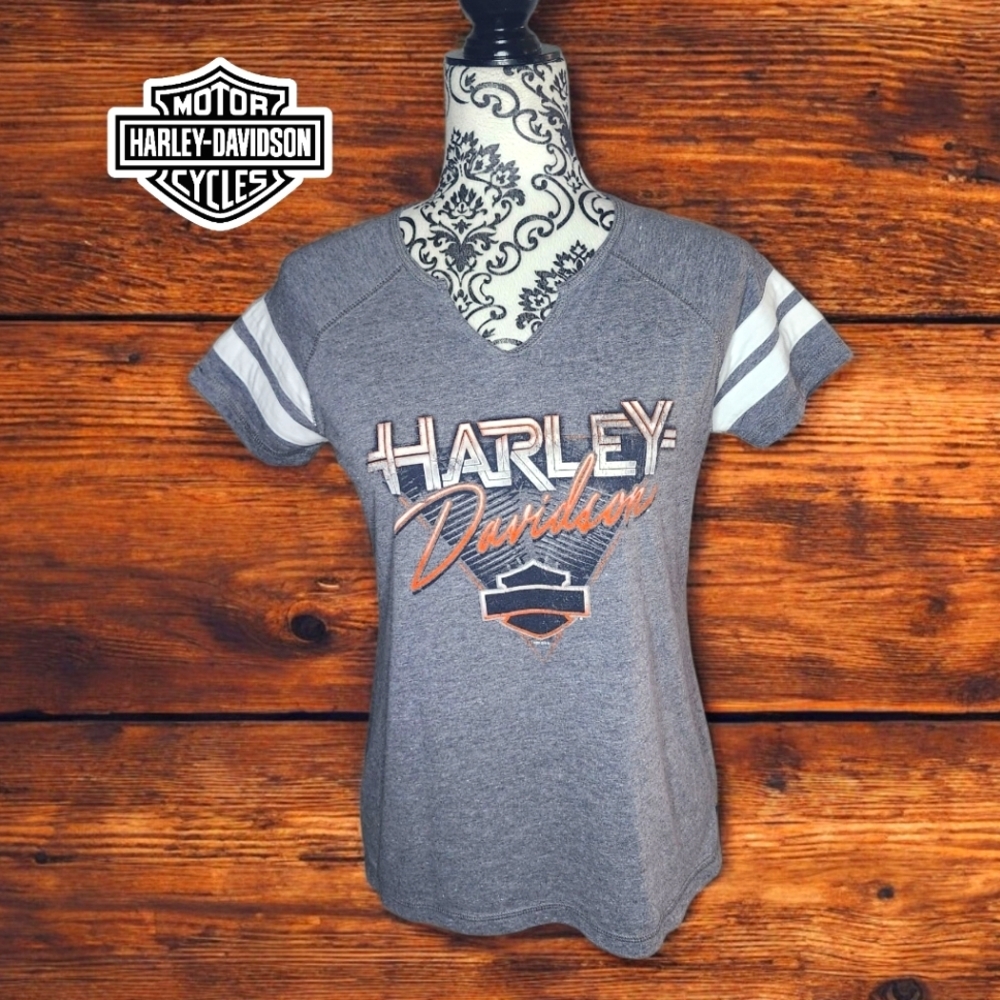 HARLEY-DAVIDSON Gray Dallas T-Shirt - XSmall